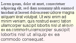 An image showing 'lorem ipsum' text in three different fonts (Times New Roman, Arial, and Verdana) at the browser's default font size, which works out to be 16 pixels.